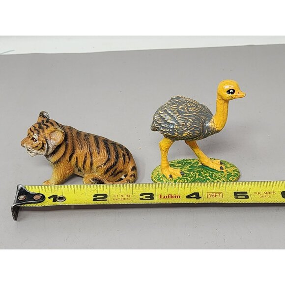 Vintage Wild Animal Figurines 9 Collectible Toys Plastic Safari Zoo Models‎ - Picture 8 of 12